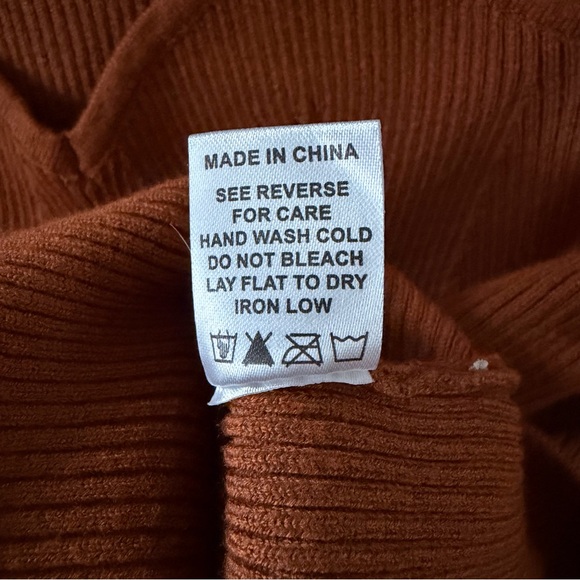 White Birch Ribbed Sweetheart Neckline Long Sleeve Bodysuit – Size XL - Picture 6 of 6